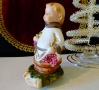 Порцеланова фигура Монах мачка грозде,Capodimonte. , снимка 2