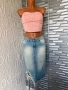 H&M къс розов кроп топ бюстие и дънкова пола, снимка 9