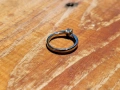 18к Пръстен бяло злато 2g с 0.18ct диамант VS1, снимка 3