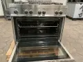 Професионална комбинирана печка TECHNOGAS PTV898XS Газови котлони + Електрическа вентилаторна фурна, снимка 3