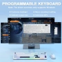 Механична клавиатура AULA S98 Pro White&Blue RGB дисплей, снимка 5