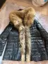 Дамско яке естествена кожа и естествен пух XXL, снимка 2