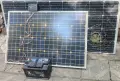 Два соларни панела (100w и 175w), AGM акумулатор 70ah и контролер за заряд 10A. , снимка 1