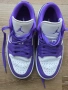 Автентични дамски Nike Air Jordan 1 в цвят лилаво. Размер 36.5, снимка 4