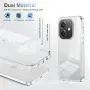 За OPPO A40 4G Прозрачен Удароустойчив TPU + PC Калъф със Скрийн Протектор – 2 цвята, снимка 4