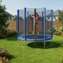 Батут с външна мрежа Jump 6ft - безопасно забавление и тренировка, снимка 3