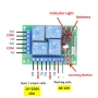 4-канален релеен модул с дистанционно управление 12V 433MHz – комплект с 2 дистанционни 10273, снимка 12