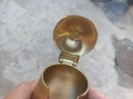 Винтидж MEPRA INOX 18/10 Italy – комплект захарница и 2 канички със златисто покритие, снимка 6