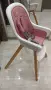 Детско столче за хранене 2 в 1 KINDERKRAFT TIXI, розово, снимка 3