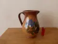 Керамична кана ваза Бусинска керамика 1980 г, снимка 1