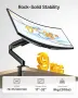monTEK Стойка за монитор 17–32", пружинна стойка за бюро, до 9 кг, VESA 75/100, снимка 4