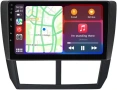 Мултимедия, Двоен дин, за Subaru Forester, Навигация, за Субару, радио, плеър 9“, Android, 2 DIN  , снимка 1