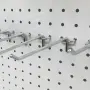Кука за перфориран гръб 150 мм / захват 25 мм хром, снимка 3