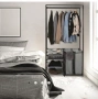 Отворен Гардероб Закачалка с рафтове и 2коша за пране, снимка 2