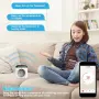 Интелигентен WiFi контакт с термостат и температурен датчик 15A, Smart Life, Alexa, Google, снимка 4