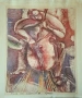 Картина, графика "Музика", худ. Р. Ралев, 1992 г., снимка 1