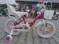X Детски велосипед 14" FLOWER розов, снимка 12