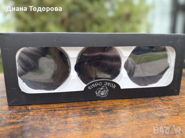 Вечни рози главички 8 см, снимка 6 - Декорация за дома - 55159129