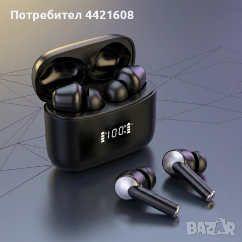 Безжични Bluetooth слушалки TWS с LED дисплей, ENC микрофон и IPX7 водоустойчивост, снимка 2 - Безжични слушалки - 55266120