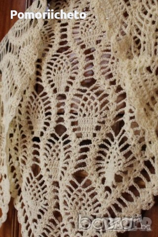 Ръчно изплетен красив шал, нов, снимка 3 - Шалове - 54127965