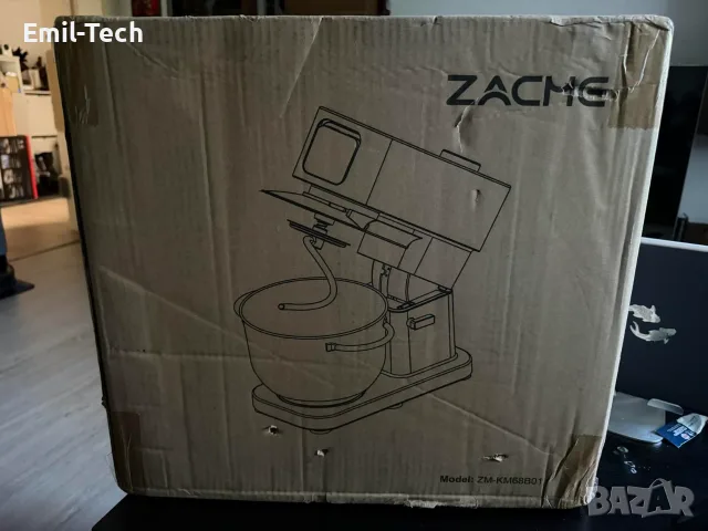 ZACME кухненски робот 1200W, 5.2L, метален корпус, LED дисплей, снимка 8 - Кухненски роботи - 55443921
