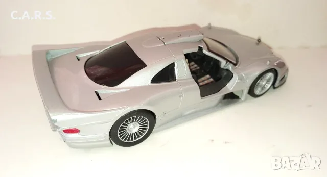 Mercedes Benz CLK-GTR Street Version MAISTO 1:26, снимка 4 - Колекции - 55462785
