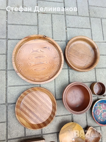 дървени купи , снимка 3 - Декорация за дома - 54452296