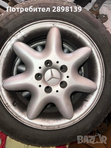 Гуми с джанти Мерцедес w203 205/55/16, снимка 4 - Гуми и джанти - 54968985