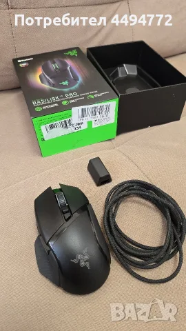 Razer Basilisk V3 Pro Wireless – Като нова | В кутия | RGB | 30K Sensor, снимка 7 - Клавиатури и мишки - 55460207