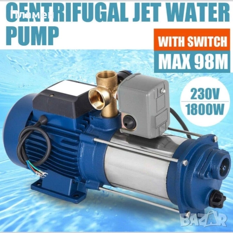 Продавам нова многостъпална водна помпа MC-1800 – 1.8 kW (2.6 HP)., снимка 2 - Напояване - 55138685