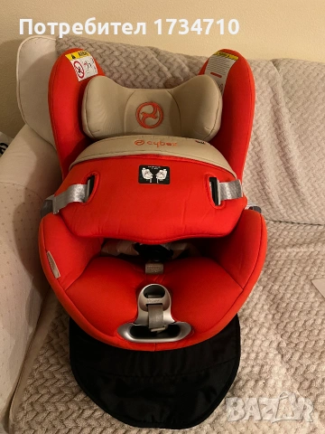 Детско столче за кола Cybex Sirona (0-18 кг) с 360° въртяща се ISOFIX база и преден предпазен щит