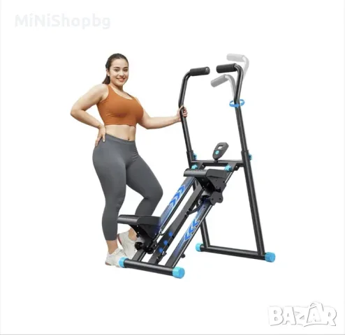 Фитнес уред/ Вертикален степер за стълби, сгъваем компактен дизайн