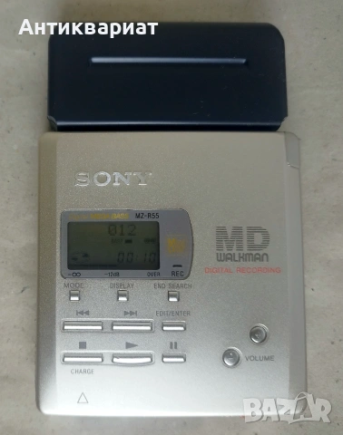 Мини диск Sony MiniDisc Recorder MZ-R55 / Japan, снимка 4 - Други - 55118648