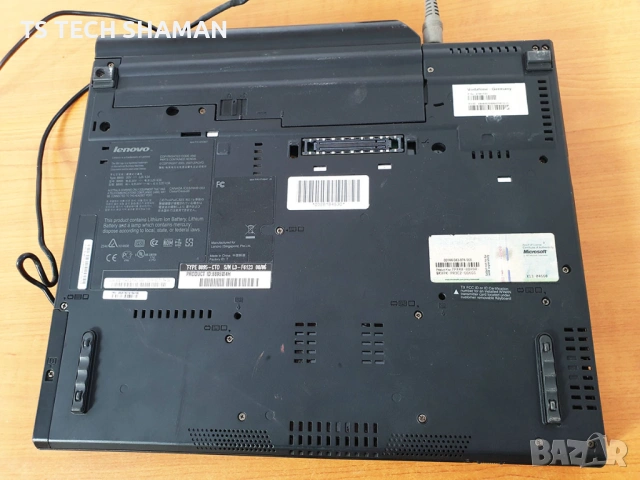 ⭐Продавам бизнес ретро лаптоп LENOVO T61 с Windows XP.⭐, снимка 7 - Антикварни и старинни предмети - 54105105