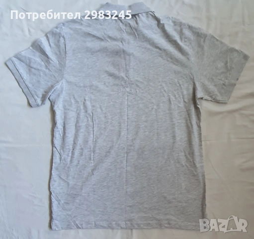 Сива тениска с къси ръкави, снимка 2 - Тениски - 54579641