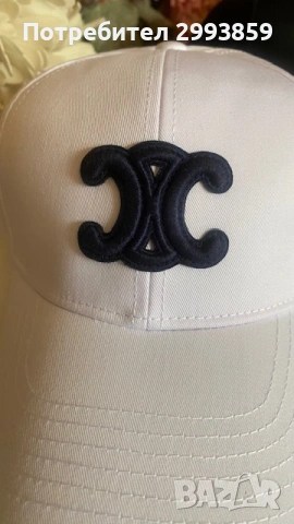 шапка Селин*Celine TRIOMPHE BASEBALL CAP IN COTTON, снимка 9 - Шапки - 54879367