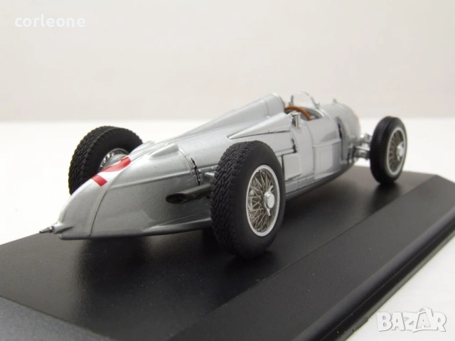 Auto Union Typ A Langheck n2 VIII ADAC Eifelrennen 1934 Hermann zu Leiningen - мащаб 1:43 Minichamps, снимка 2 - Колекции - 54940611