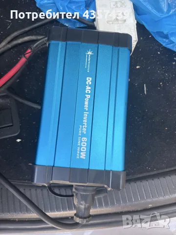 2 бр. Solartronics FS600D инвертор 12V 230V 600W чиста синусоида