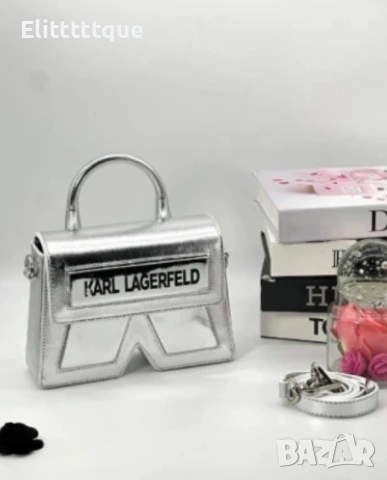 чанти Karl Lagerfeld :➡️23cm⬆️18cm🌟, снимка 6 - Чанти - 54888337