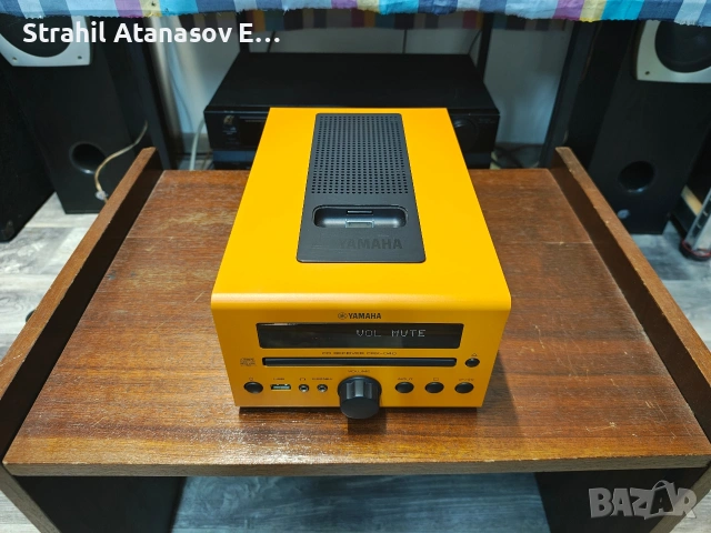 YAMAHA CRX-040 Микро Hi-Fi Ресивър, CD, USB, iPod, Bluetooth , снимка 6 - Аудиосистеми - 55008163