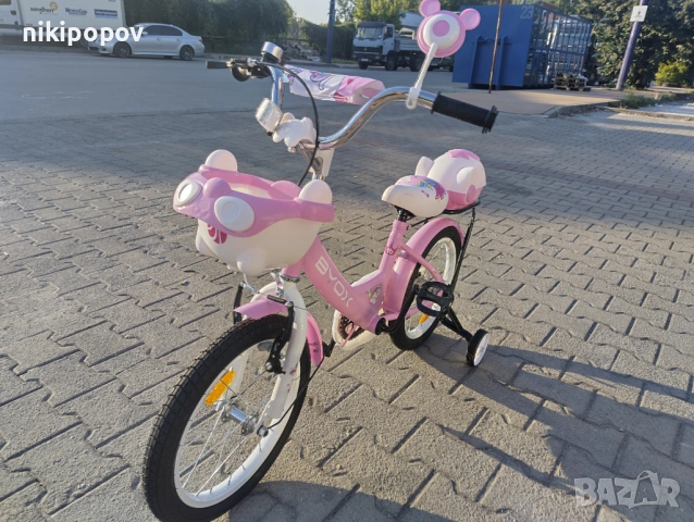 X Детски велосипед 16" 1602 розов, снимка 10 - Велосипеди - 54395396
