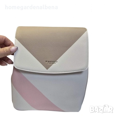 Кокетна дамска раничка – стилна и практична в нежни тонове, снимка 5 - Чанти - 54167298