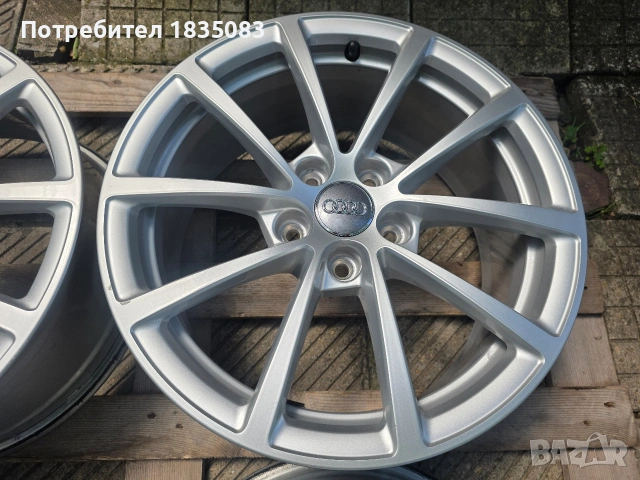 Лети джанти 17ки 5х112 Audi, снимка 7 - Гуми и джанти - 55063660