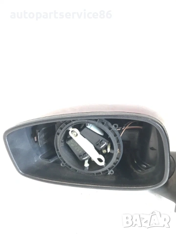 Ляво странично огледало червено за Fiat Stilo (2003) 0158459 , снимка 2 - Части - 54465660