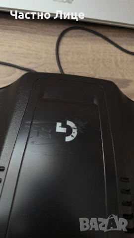 Logitech G923+shifter и оригинална кутия, снимка 4 - Други игри и конзоли - 54903147
