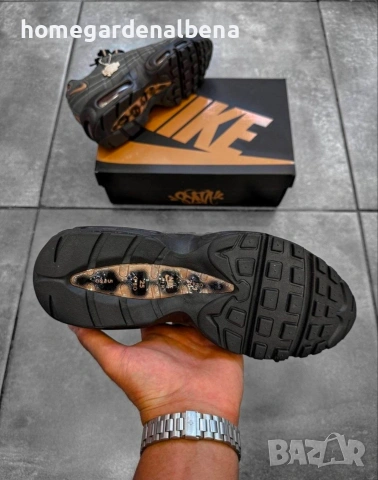 Маратонки Nike Air Max 95 – Икона с бронзов блясък! 👟🖤🥇, снимка 4 - Маратонки - 54317135