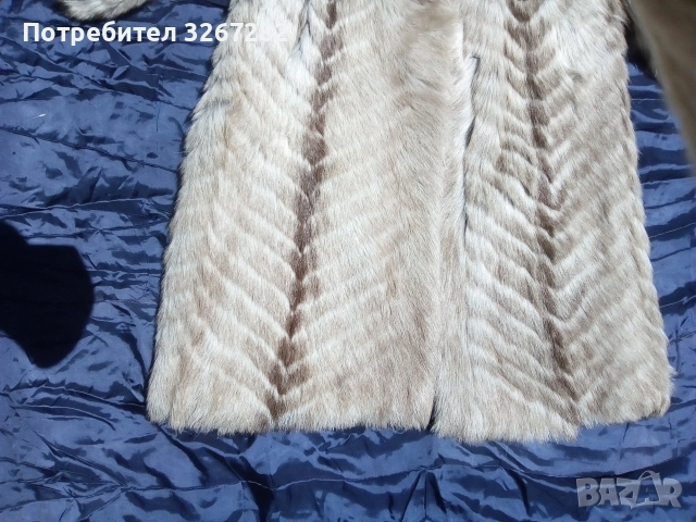 Палто,Дамско,Немско,Кожа,Естествен Косъм, снимка 8 - Палта, манта - 55193613