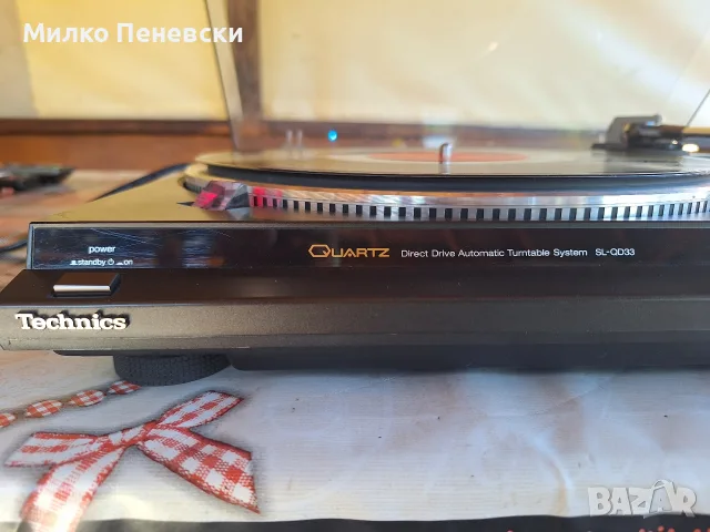 TECHNICS SL-QD 33 STEREO FUL AUTOMATIC TURNTABLE.MADE IN JAPAN., снимка 3 - Грамофони - 55641097