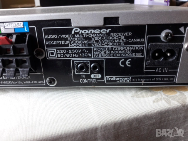 Многоканален ресивър PIONEER VSX-C300S, снимка 11 - Ресийвъри, усилватели, смесителни пултове - 54833448