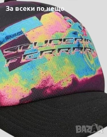PUMA x Scuderia Ferrari Race Statement Cap Black/Multi Шапка С Козирка Код P2517, снимка 3 - Шапки - 54446733